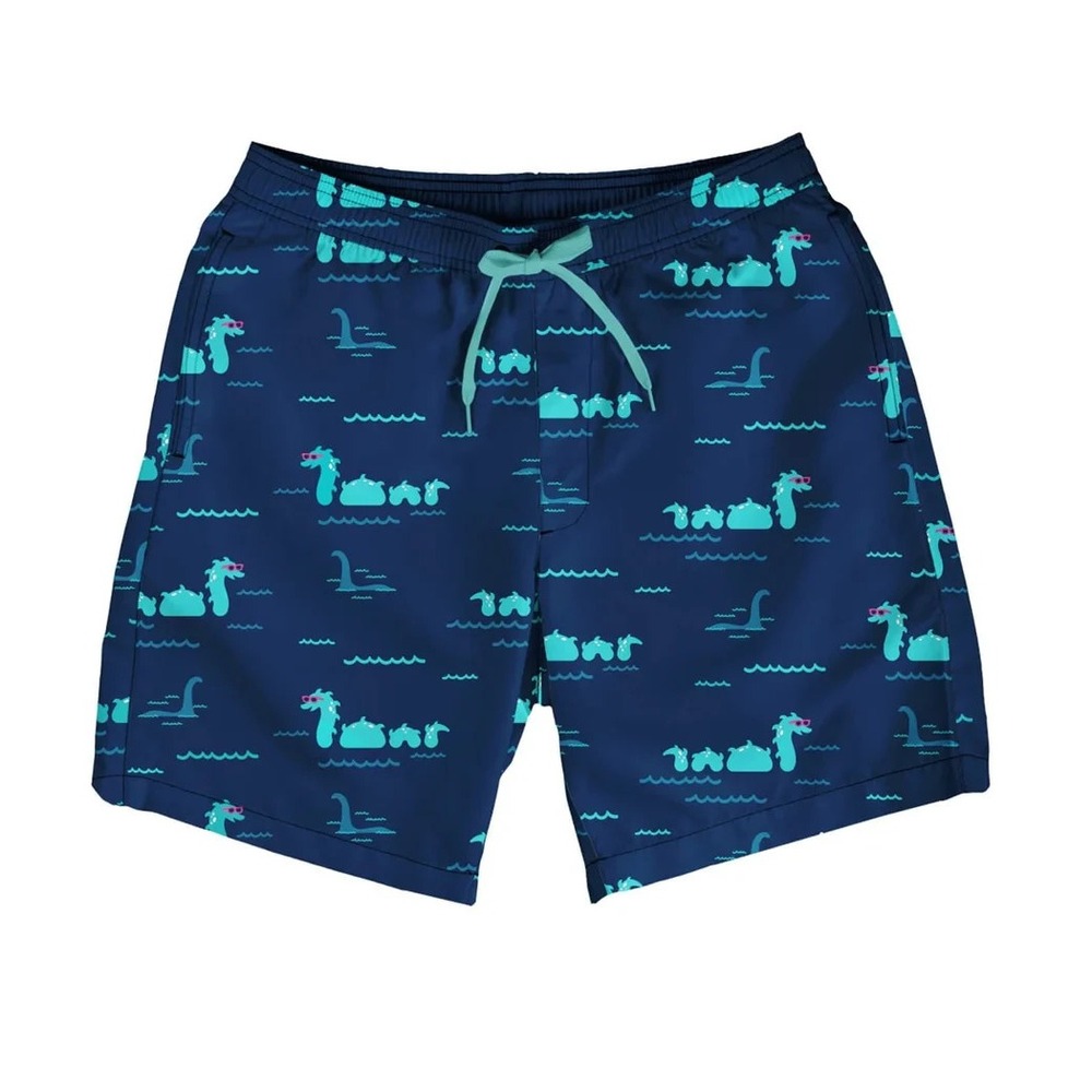 TIPSY ELVES NOTHIN' BUT NESSY STRETCH SWIM TRUNKS Men's Size Medium NEW!!